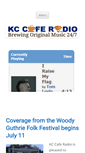 Mobile Screenshot of kccaferadio.com